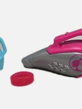 LOT Barbie Accessories Cleaning Set Doll Handheld Vacuum Spray Bottle Bar Soap